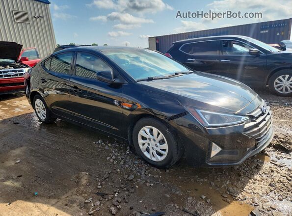 5NPD74LFXKH473690 2019 HYUNDAI ELANTRA Черный Передняя правая четверть