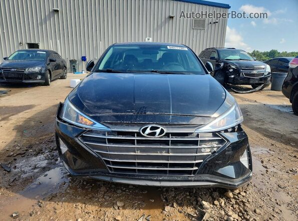 5NPD74LFXKH473690 2019 HYUNDAI ELANTRA Черный Вид спереди