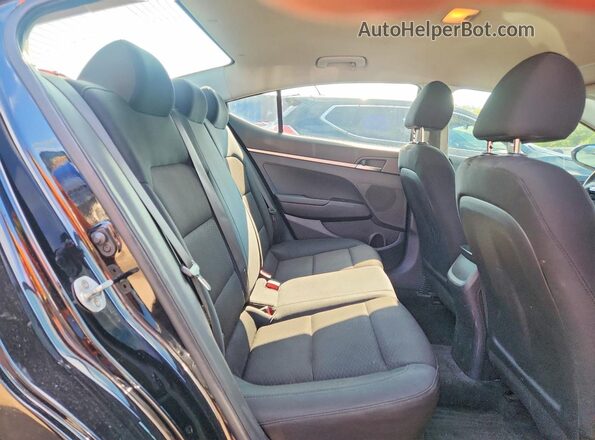 5NPD74LFXKH473690 2019 HYUNDAI ELANTRA Черный Вид задних сидений