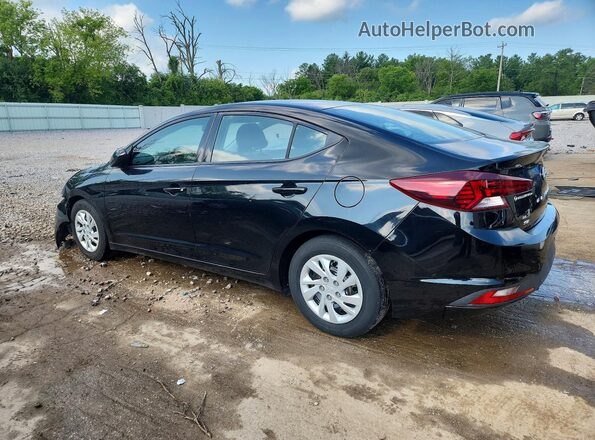 5NPD74LFXKH473690 2019 HYUNDAI ELANTRA Черный Задняя левая четверть
