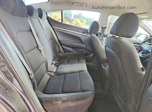 5NPD74LFXLH556375 2020 HYUNDAI ELANTRA Charcoal Հետևի նստատեղերի տեսք