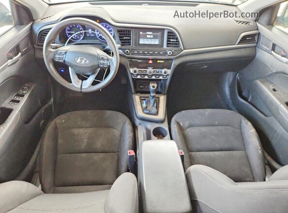 5NPD74LFXLH556375 2020 HYUNDAI ELANTRA Charcoal Առջևի վահանակի տեսք