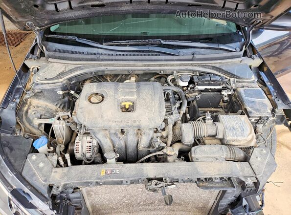 5NPD74LFXLH556375 2020 HYUNDAI ELANTRA Charcoal Սալոնի հետևի տեսք