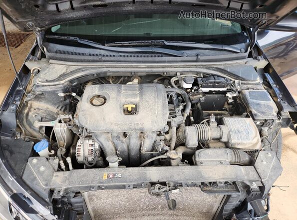 5NPD74LFXLH556375 2020 HYUNDAI ELANTRA Charcoal Սալոնի 360 աստիճան տեսք