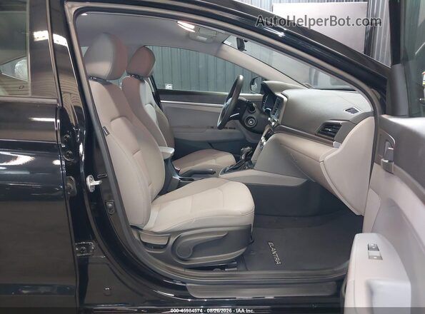 5NPD74LFXLH602903 2020 HYUNDAI ELANTRA Black წინა სალონის ხედი