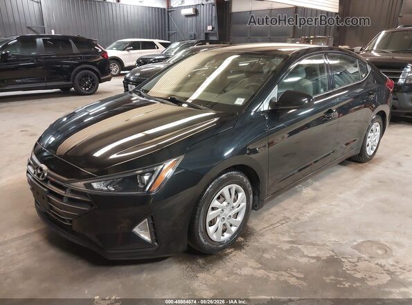 5NPD74LFXLH602903 2020 HYUNDAI ELANTRA Black წინა მარცხენა ხედი სამი მეოთხედიდან
