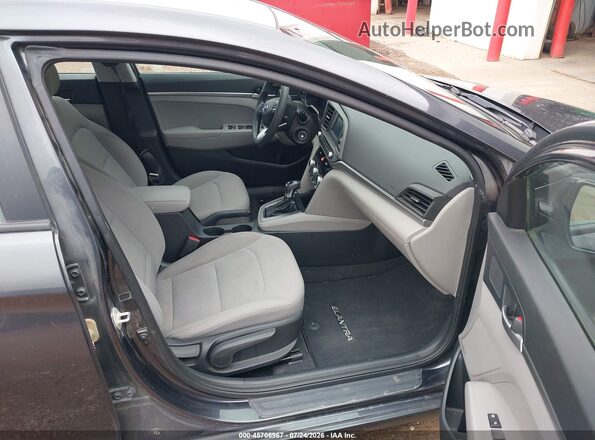 5NPD74LFXLH603498 2020 HYUNDAI ELANTRA Gray Вид салону спереду