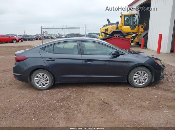 5NPD74LFXLH603498 2020 HYUNDAI ELANTRA Gray Вид задньої частини салону