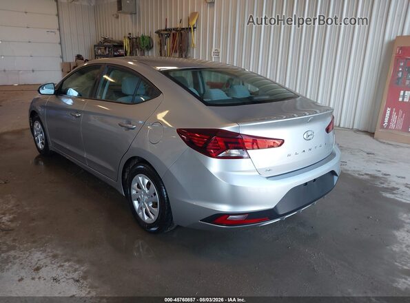 5NPD74LFXLH612489 2020 HYUNDAI ELANTRA Серебряный Задняя левая четверть