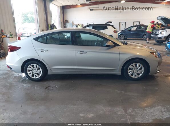 5NPD74LFXLH612489 2020 HYUNDAI ELANTRA Серебряный Панорамный вид салона 360°