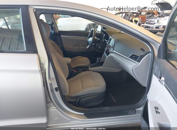 5NPD74LFXLH612489 2020 HYUNDAI ELANTRA Серебряный Вид салона спереди