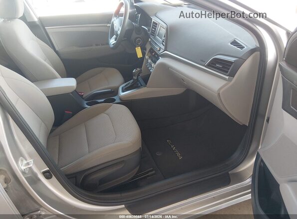 5NPD74LFXLH613884 2020 HYUNDAI ELANTRA Silver Вид салону спереду