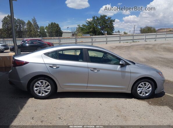5NPD74LFXLH613884 2020 HYUNDAI ELANTRA Silver Вид задньої частини салону