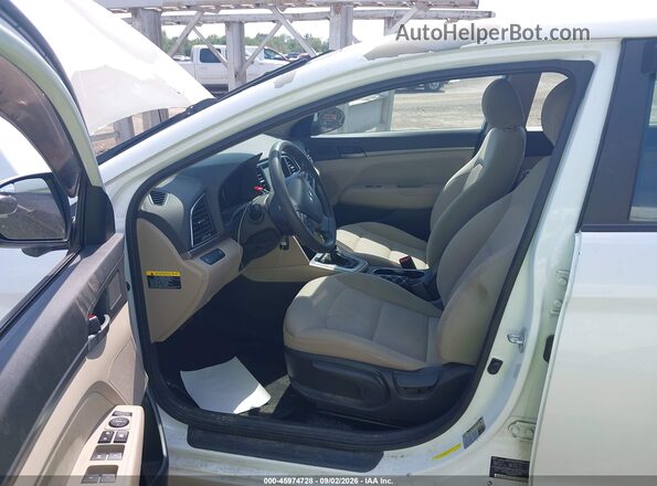 5NPD84LF0HH036688 2017 HYUNDAI ELANTRA White Vista interior delantera