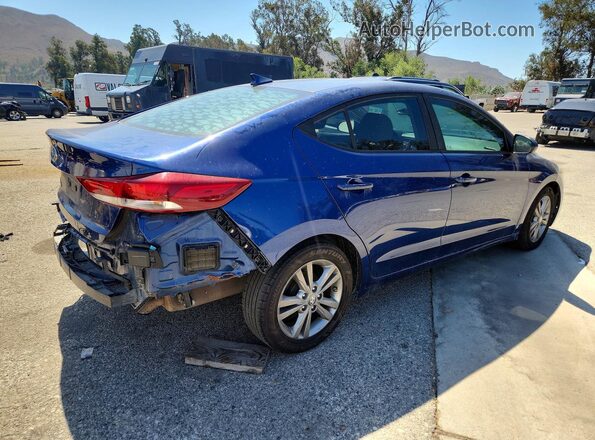 5NPD84LF0HH049540 2017 HYUNDAI ELANTRA Blue Front right