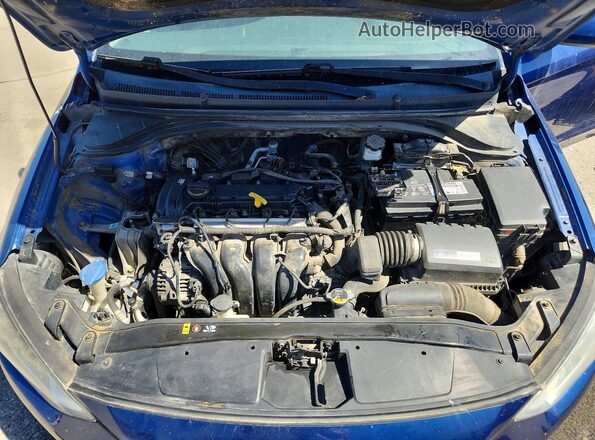 5NPD84LF0HH049540 2017 HYUNDAI ELANTRA Blue Engine compartment view