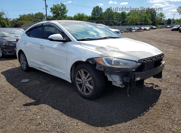 5NPD84LF0HH137956 2017 HYUNDAI ELANTRA White Front right