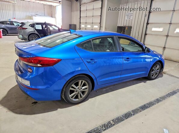 5NPD84LF0HH174957 2017 HYUNDAI ELANTRA Blue Trasero derecho