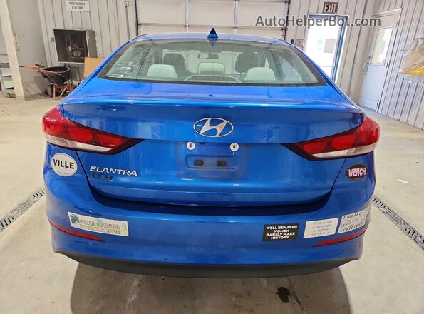 5NPD84LF0HH174957 2017 HYUNDAI ELANTRA Blue Vista trasera