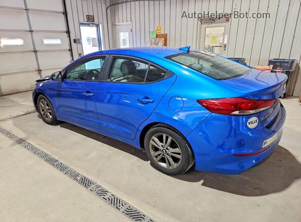 5NPD84LF0HH174957 2017 HYUNDAI ELANTRA Blue Trasero izquierdo