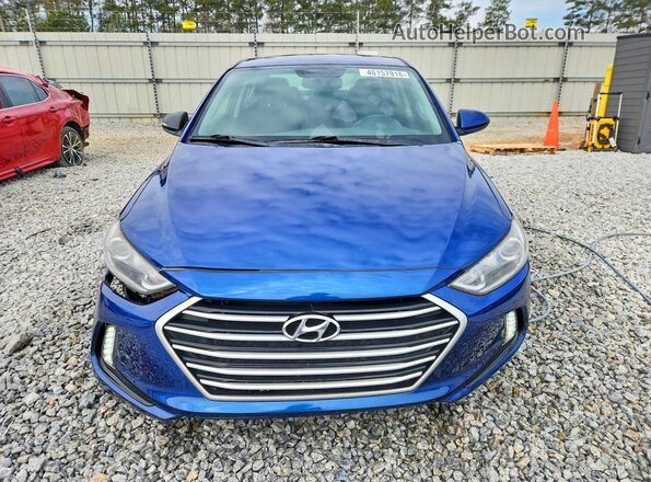 5NPD84LF0HH188194 2017 HYUNDAI ELANTRA Blue Vista frontal