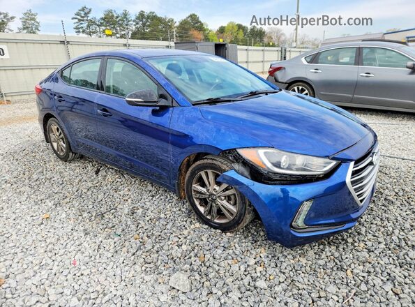 5NPD84LF0HH188194 2017 HYUNDAI ELANTRA Blue Delantero derecho
