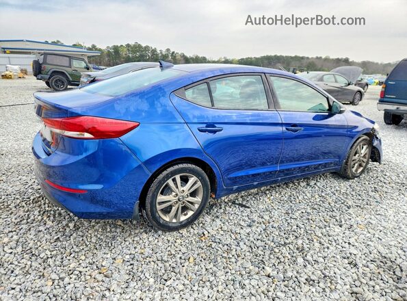 5NPD84LF0HH188194 2017 HYUNDAI ELANTRA Blue Trasero derecho