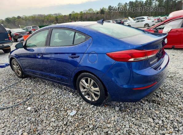 5NPD84LF0HH188194 2017 HYUNDAI ELANTRA Blue Trasero izquierdo