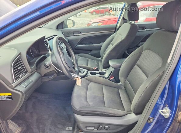 5NPD84LF0HH188194 2017 HYUNDAI ELANTRA Blue Vista interior delantera