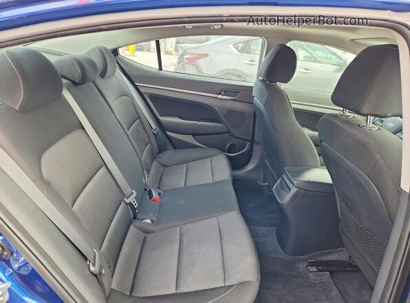 5NPD84LF0HH188194 2017 HYUNDAI ELANTRA Blue Vista de los asientos traseros