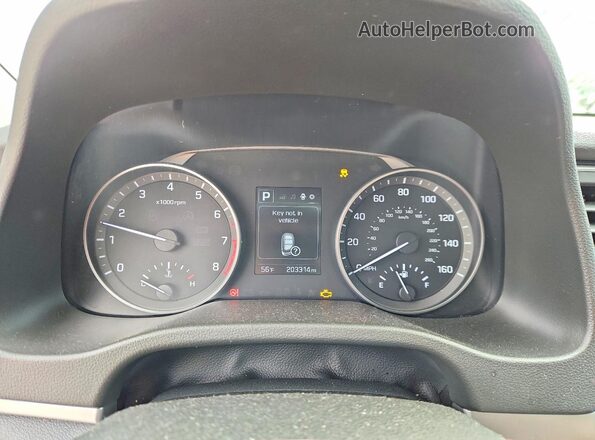5NPD84LF0HH188194 2017 HYUNDAI ELANTRA Blue Vista del cuadro de instrumentos
