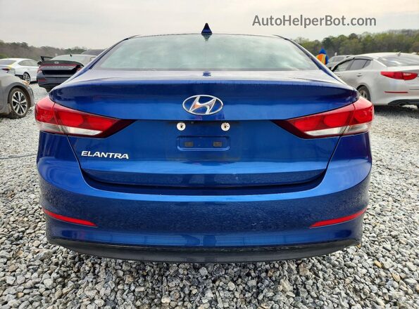 5NPD84LF0HH188194 2017 HYUNDAI ELANTRA Blue Vista trasera