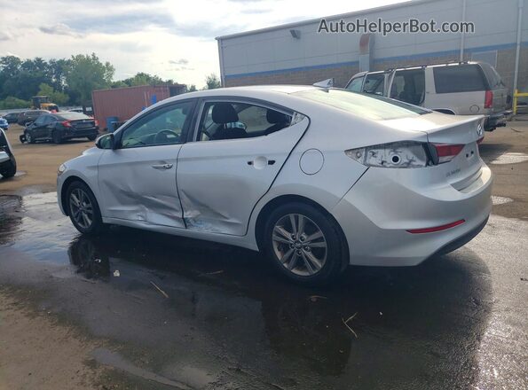 5NPD84LF0JH258881 2018 HYUNDAI ELANTRA Серебряный Задняя левая четверть