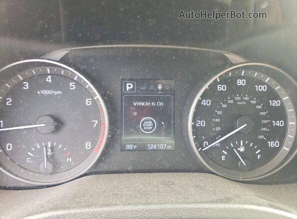 5NPD84LF0JH258881 2018 HYUNDAI ELANTRA Серебряный Вид щитка приборов