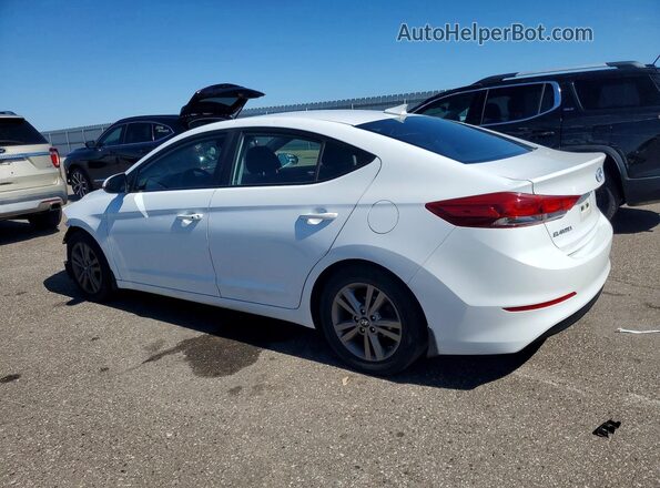 5NPD84LF0JH347320 2018 HYUNDAI ELANTRA White Հետևի ձախ