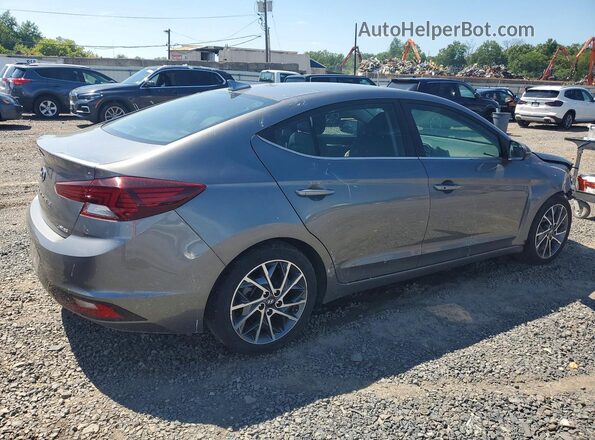 5NPD84LF0LH541185 2020 HYUNDAI ELANTRA Gray Задня права чверть