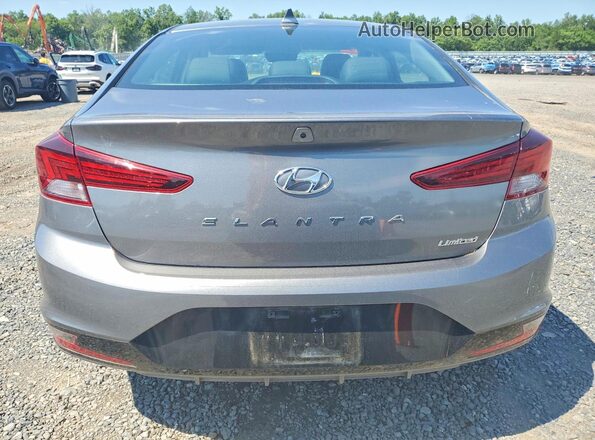 5NPD84LF0LH541185 2020 HYUNDAI ELANTRA Gray Вид ззаду