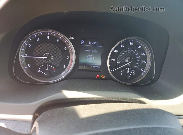 5NPD84LF0LH541185 2020 HYUNDAI ELANTRA Gray Вид щитка приладів