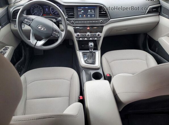 5NPD84LF0LH550369 2020 HYUNDAI ELANTRA Red Vista del salpicadero