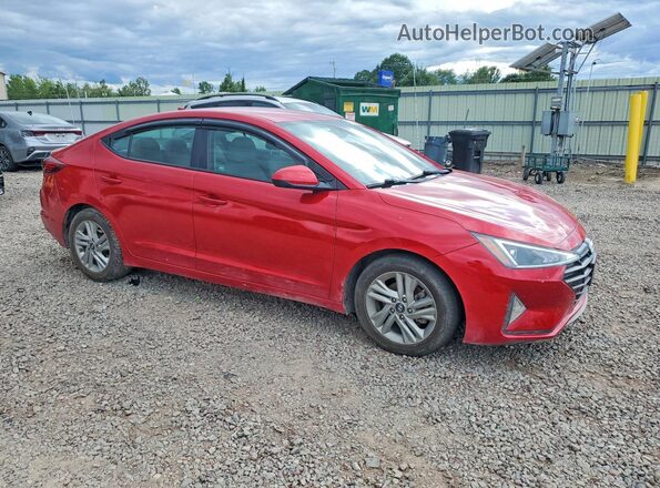 5NPD84LF0LH550369 2020 HYUNDAI ELANTRA Red Delantero derecho
