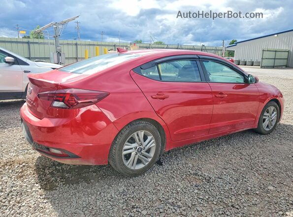 5NPD84LF0LH550369 2020 HYUNDAI ELANTRA Red Trasero derecho