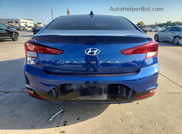 5NPD84LF0LH569911 2020 HYUNDAI ELANTRA Blue უკანა ხედი