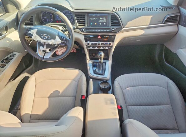 5NPD84LF0LH569911 2020 HYUNDAI ELANTRA Blue წინა პანელის ხედი
