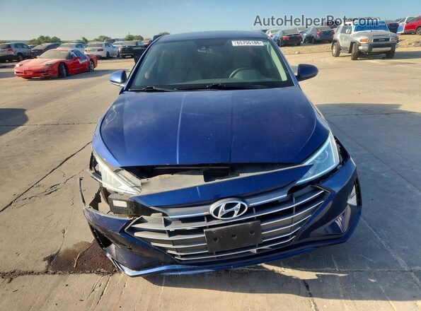 5NPD84LF0LH569911 2020 HYUNDAI ELANTRA Blue წინა ხედი