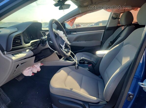 5NPD84LF0LH569911 2020 HYUNDAI ELANTRA Blue წინა სალონის ხედი