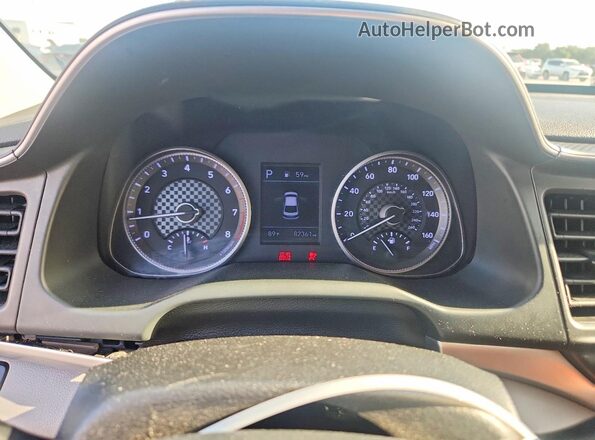5NPD84LF0LH569911 2020 HYUNDAI ELANTRA Blue ხელსაწყოთა პანელის ხედი