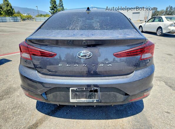 5NPD84LF0LH611865 2020 HYUNDAI ELANTRA Charcoal Vista trasera