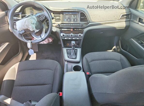 5NPD84LF0LH611865 2020 HYUNDAI ELANTRA Charcoal Vista del salpicadero