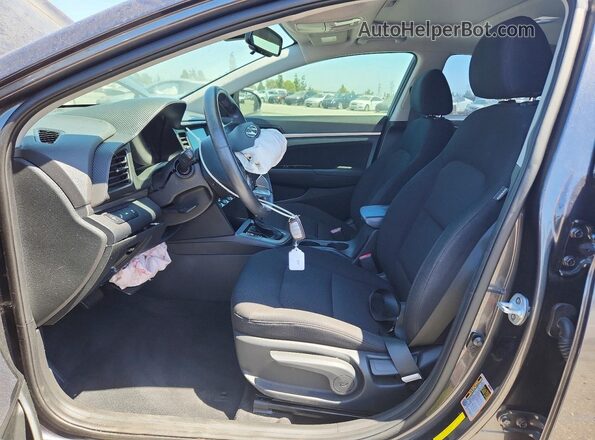 5NPD84LF0LH611865 2020 HYUNDAI ELANTRA Charcoal Vista interior delantera