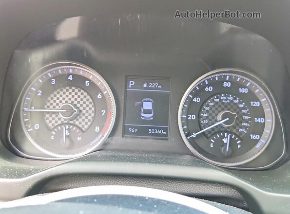 5NPD84LF0LH612014 2020 HYUNDAI ELANTRA Серый Вид щитка приборов